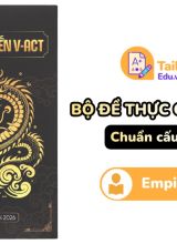 Bộ đề thực chiến V-ACT chuẩn cấu trúc mới 2026 Empire Team PDF